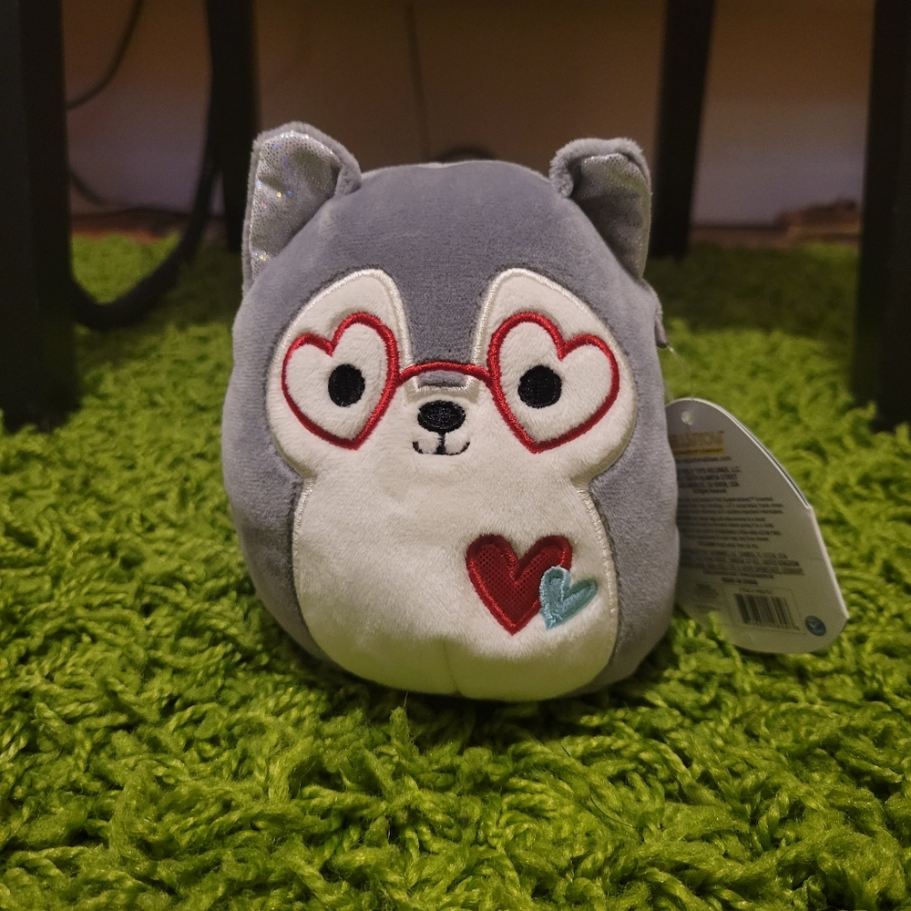 Ryan husky Valentine's day squishmallow 5 inches